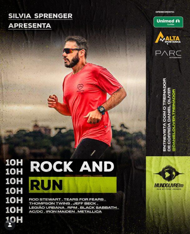 Rock And Run com o treinador de corrida Daniel Oliver