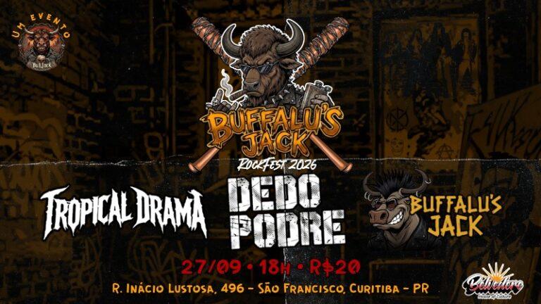 Buffalu’s Jack RockFest coloca hardcore e punk autoral paranaense no mesmo palco em Curitiba
