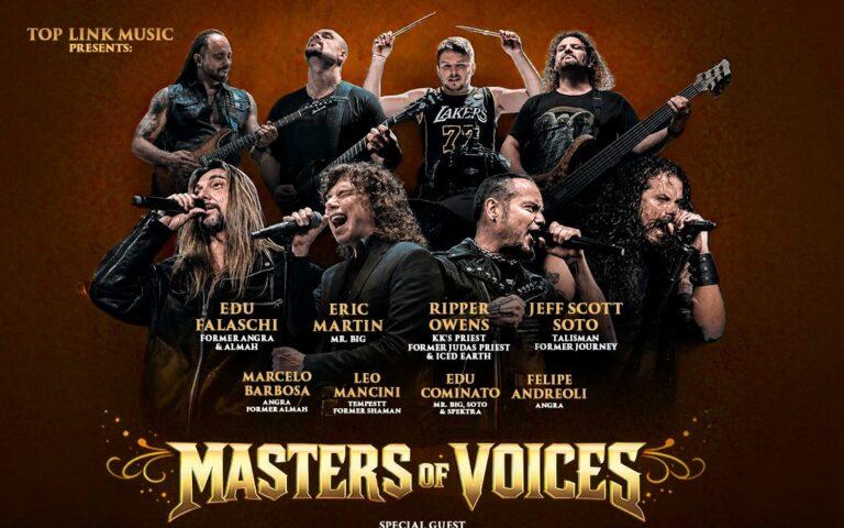 Masters of Voices divulga setlist com clássicos de Judas Priest, Mr. Big, Angra e Journey