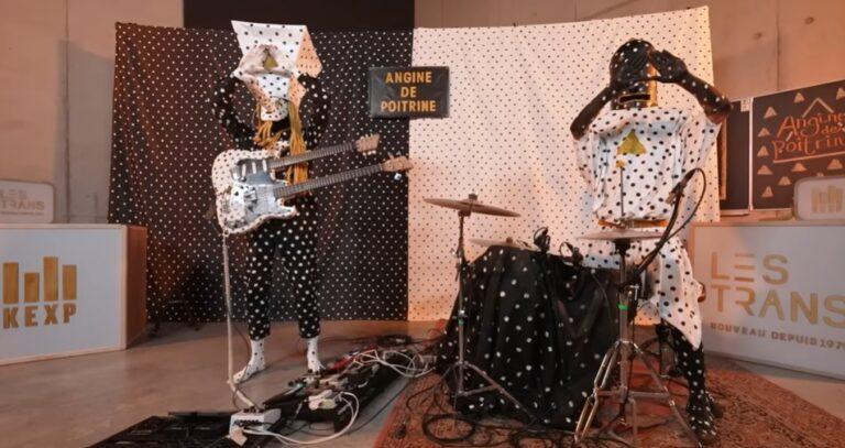Duo canadense Angine de Poitrine viraliza ao misturar rock experimental e sátira estética