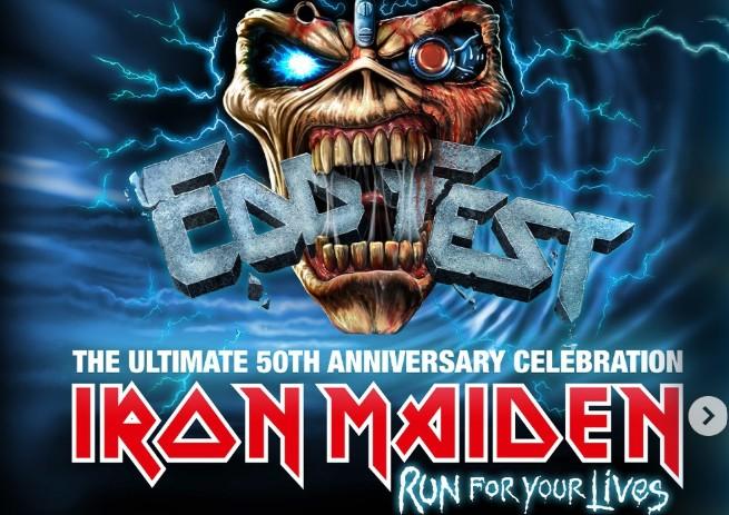 Iron Maiden anuncia Eddfest em Knebworth: 50 anos celebrados em um fim de semana inteiro de imersão