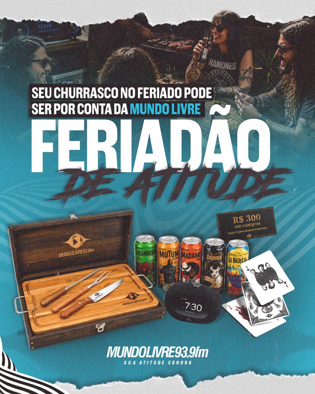 Feriadão de Atitude é com a Mundo Livre!