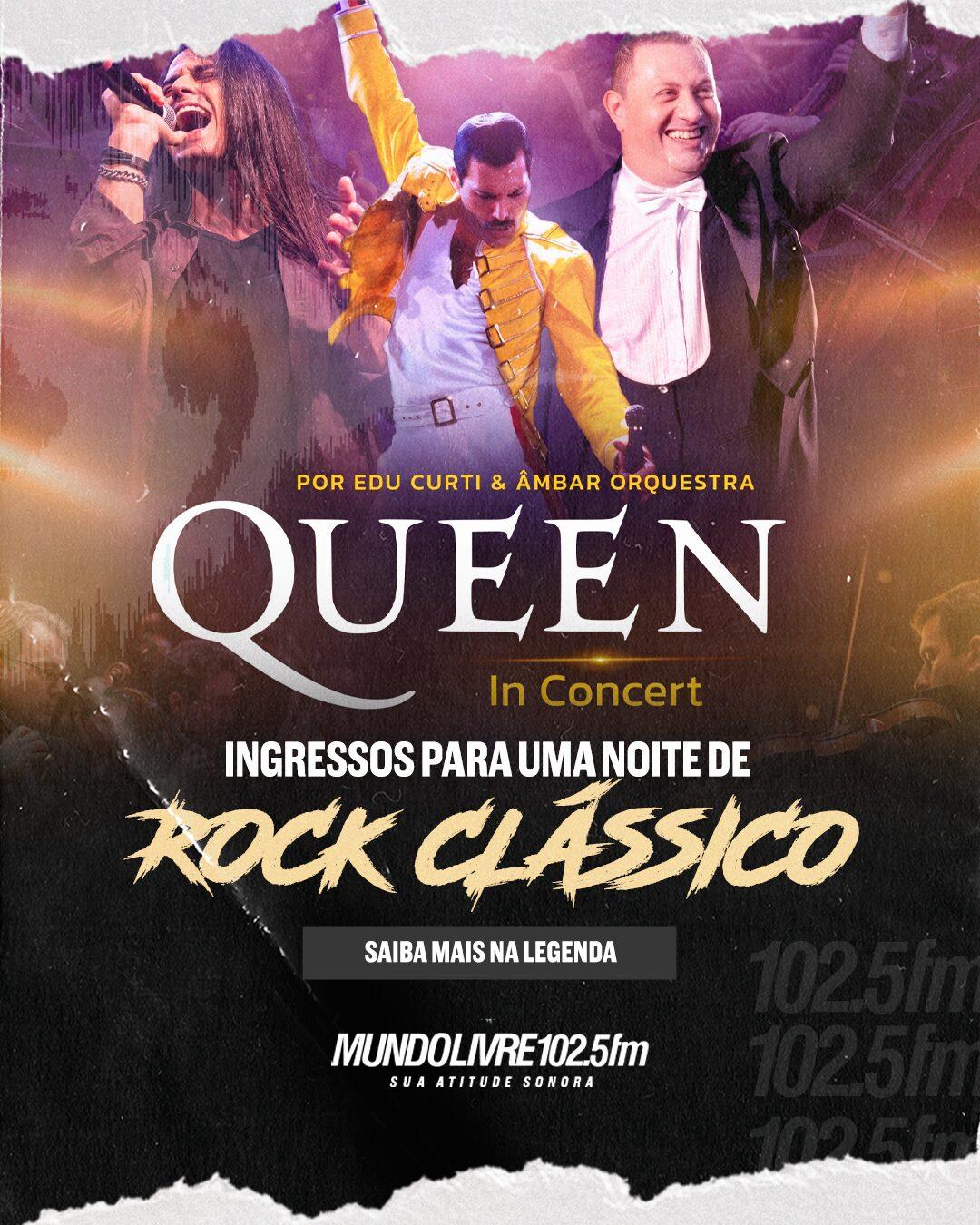 QUEEN IN CONCERT com Edu Curti e Âmbar Osquestra